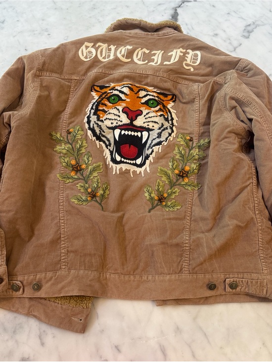 Gucci Other - Gucci Guccify Tiger Corduroy/Shearling Jacket
